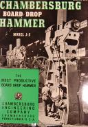 Chambersburg-Chambersburg J-2, Board Drop Hammers, Maintenance Instructions Manual Year 1950-Board Drop-J-2-03